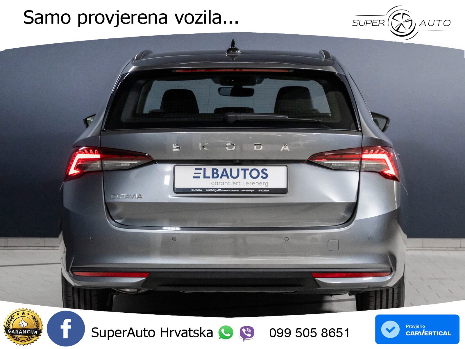 Škoda Octavia Combi 2.0 TDI (150 KS) DSG LED+GR SJED+ACC
