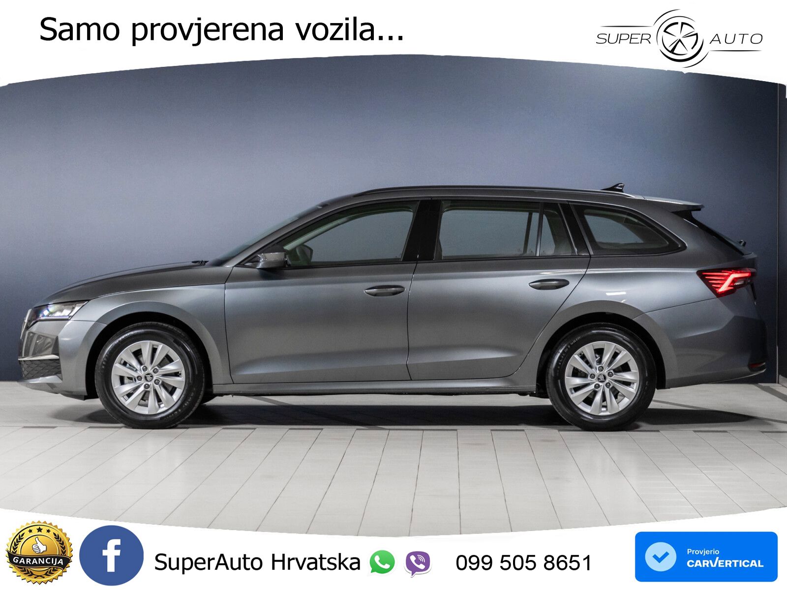 Škoda Octavia Combi 2.0 TDI (150 KS) DSG LED+GR SJED+ACC