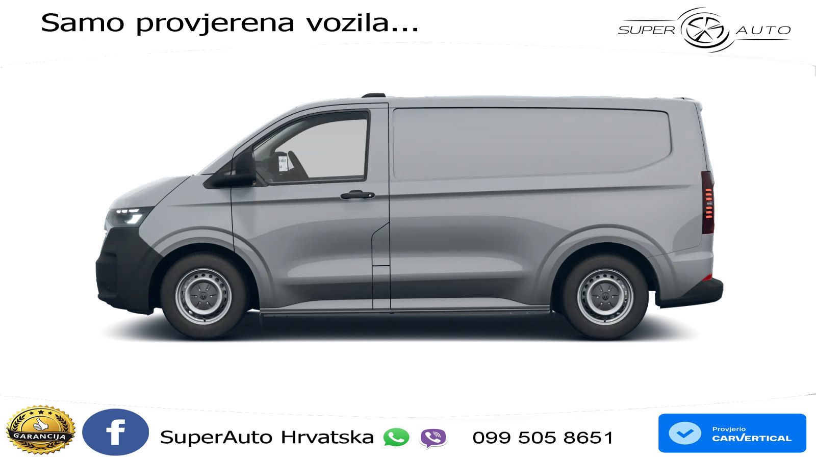 Volkswagen T7 Transporter Kasten KR 2.0TDI KAM APPCON KLIMA 110 KS