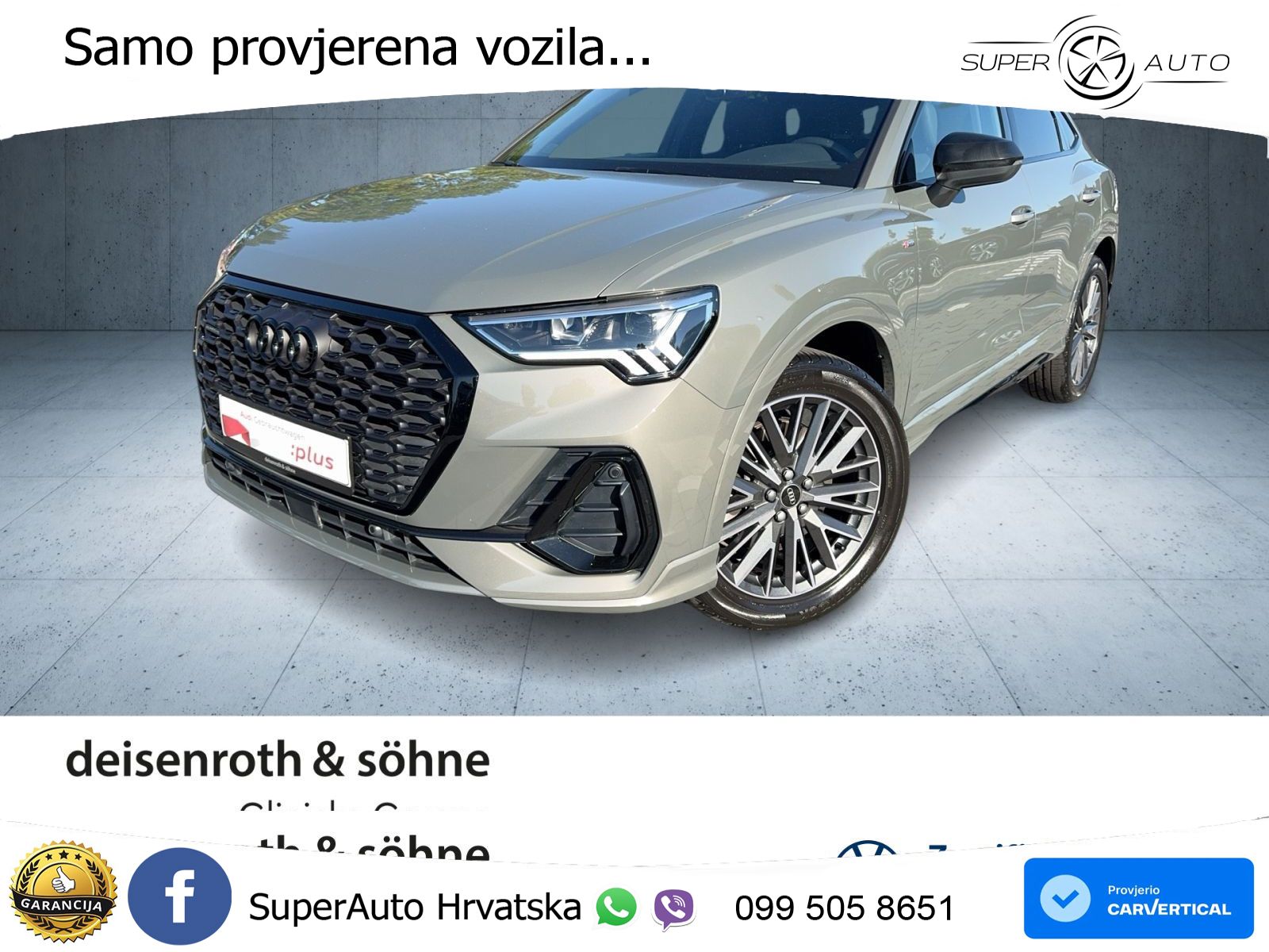 Audi Q3 II Sportback 40 TFSI (190 KS) quattro S tronic S line