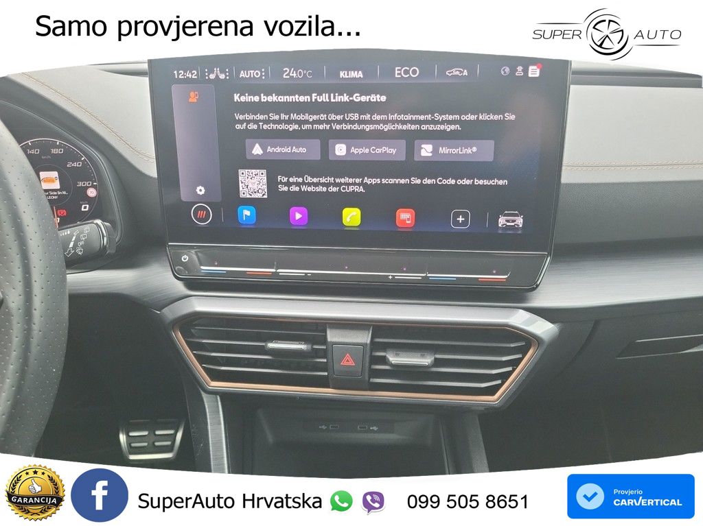 Cupra Formentor 1.4 TSI (245 KS) e-Hybrid DSG VZ LED+GR SJED+ACC