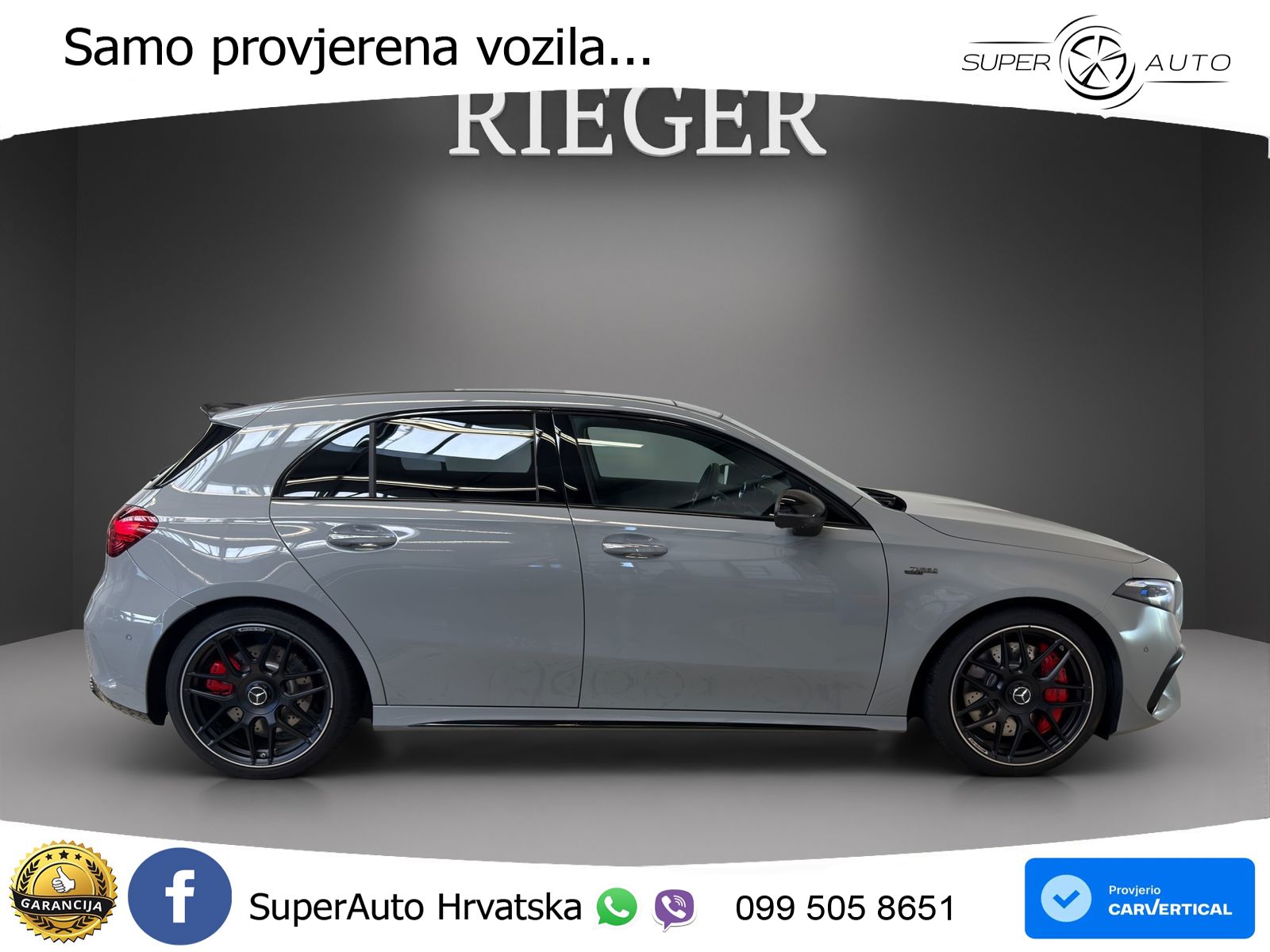 Mercedes-Benz AMG A 45 S 4MATIC+ AMG SPEEDSHIFT DCT 8G ACC+HEAD+GR SJED+360+PANO
