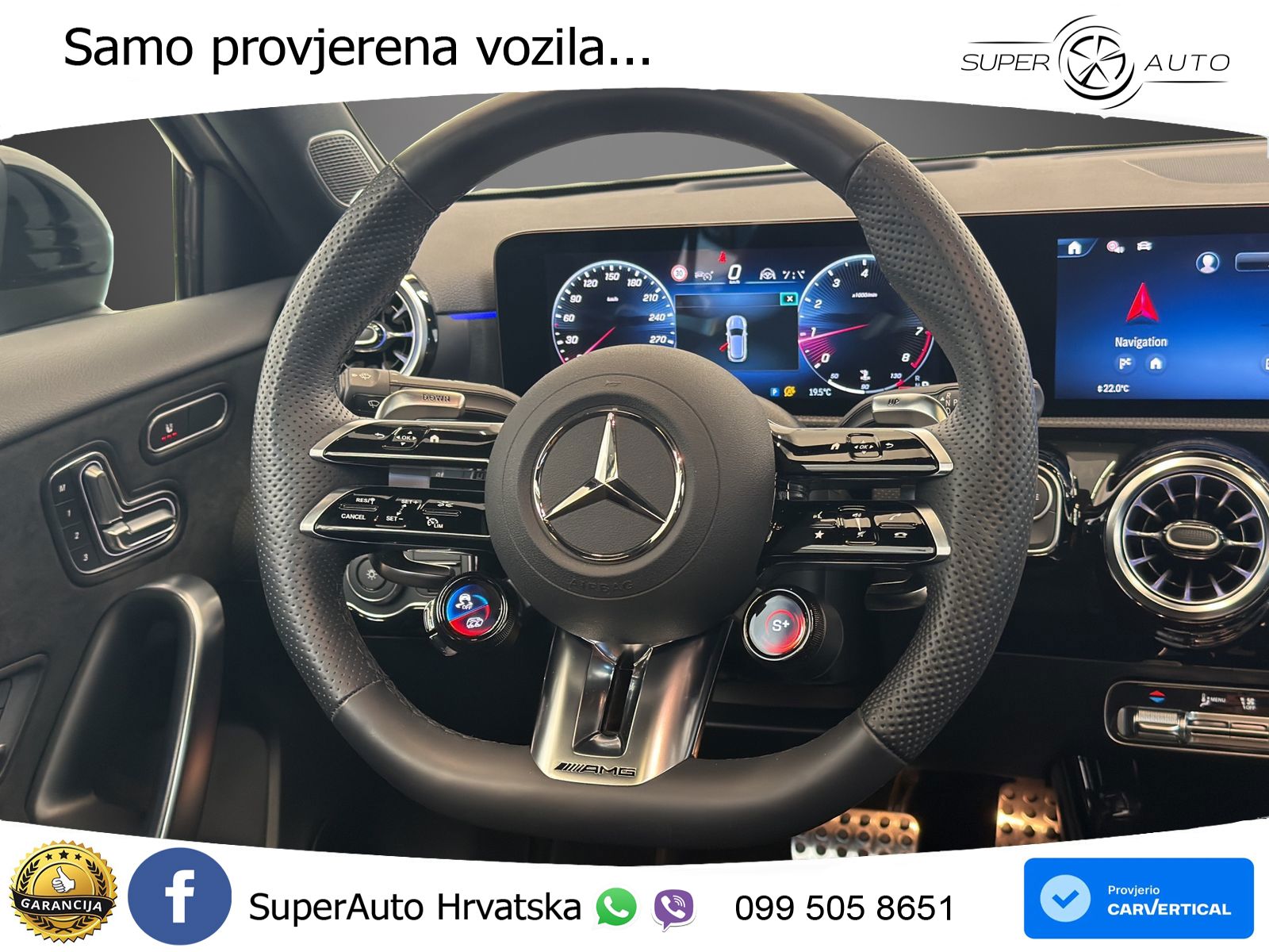 Mercedes-Benz AMG A 45 S 4MATIC+ AMG SPEEDSHIFT DCT 8G ACC+HEAD+GR SJED+360+PANO