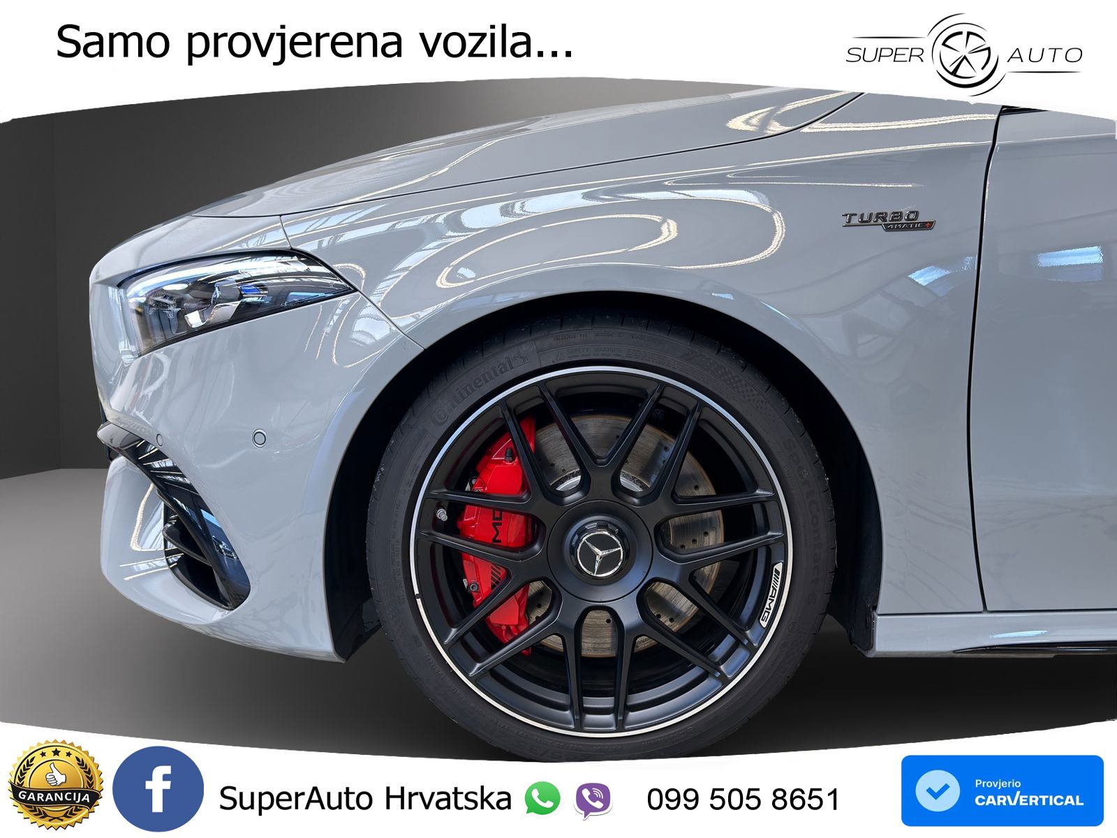 Mercedes-Benz AMG A 45 S 4MATIC+ AMG SPEEDSHIFT DCT 8G ACC+HEAD+GR SJED+360+PANO