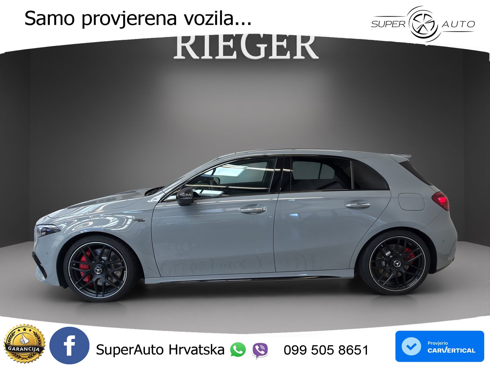 Mercedes-Benz AMG A 45 S 4MATIC+ AMG SPEEDSHIFT DCT 8G ACC+HEAD+GR SJED+360+PANO