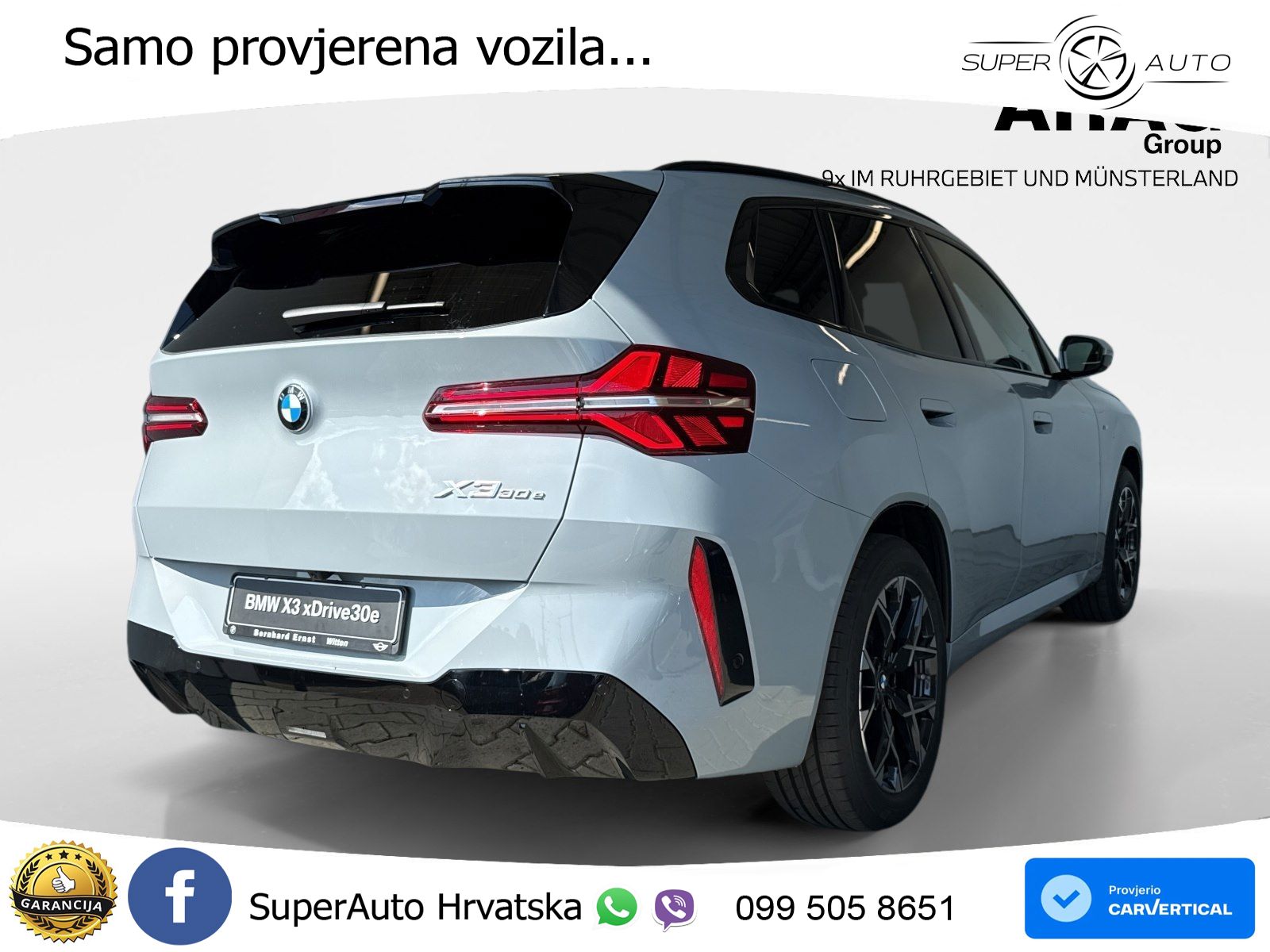 BMW X3 30e xDrive Steptronic M Sport LED+GR SJED+ACC