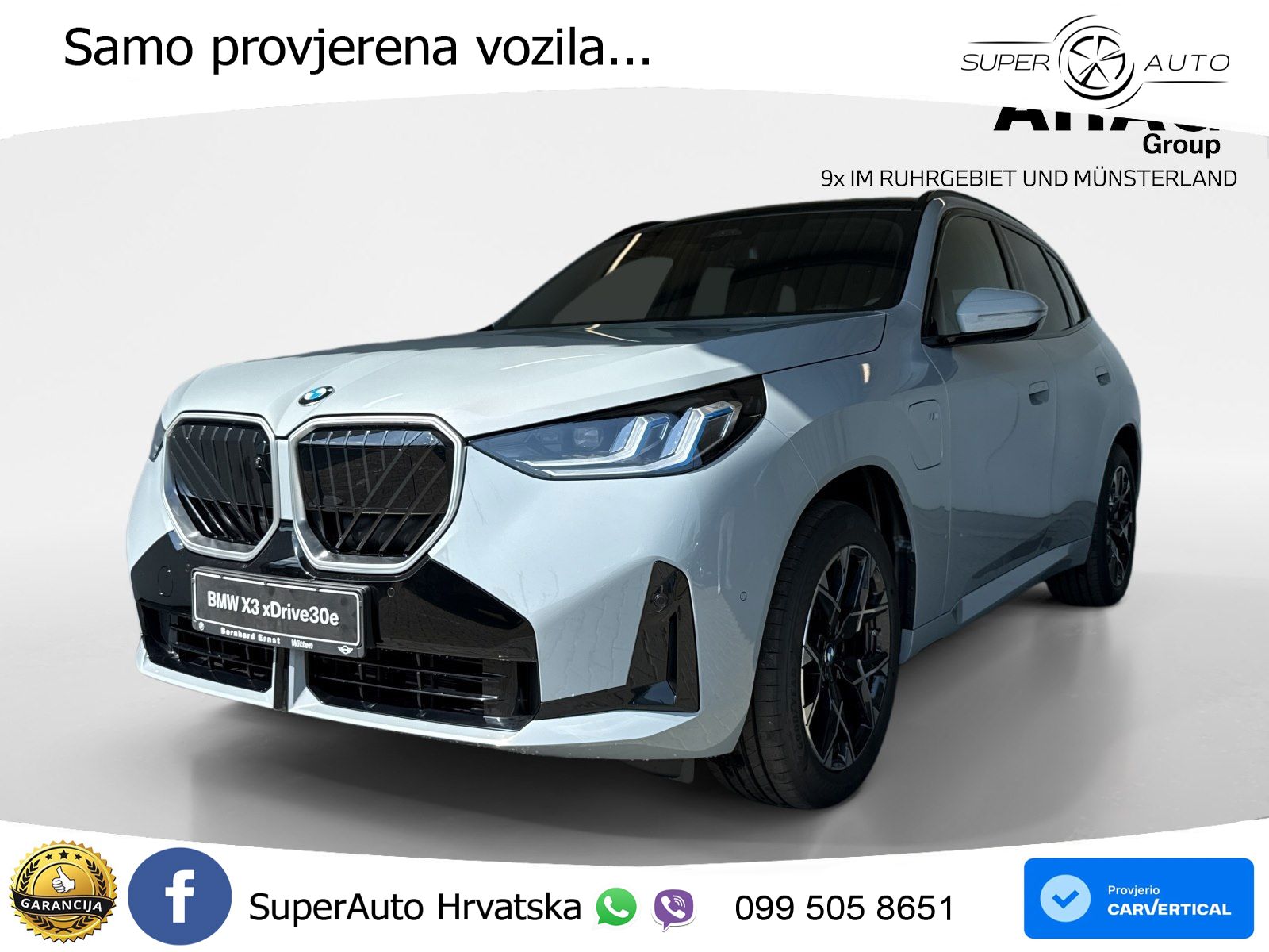 BMW X3 30e xDrive Steptronic M Sport LED+GR SJED+ACC