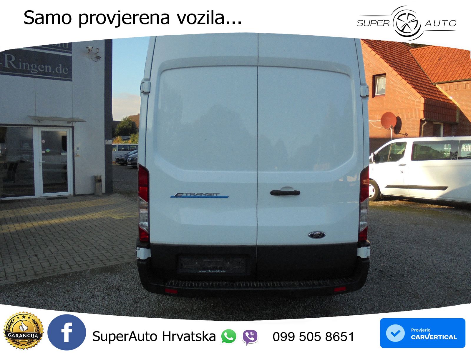 Ford e-Transit 350 electric Kasten Hoch L3H3 Trend 184 KS
