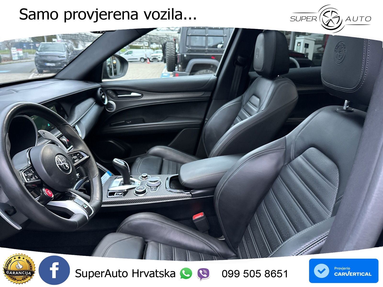 Alfa Romeo Stelvio Quadrifoglio 2.9 V6 Bi-Turbo (520 KS) Q4 Automatic LED+GR SJED+ACC