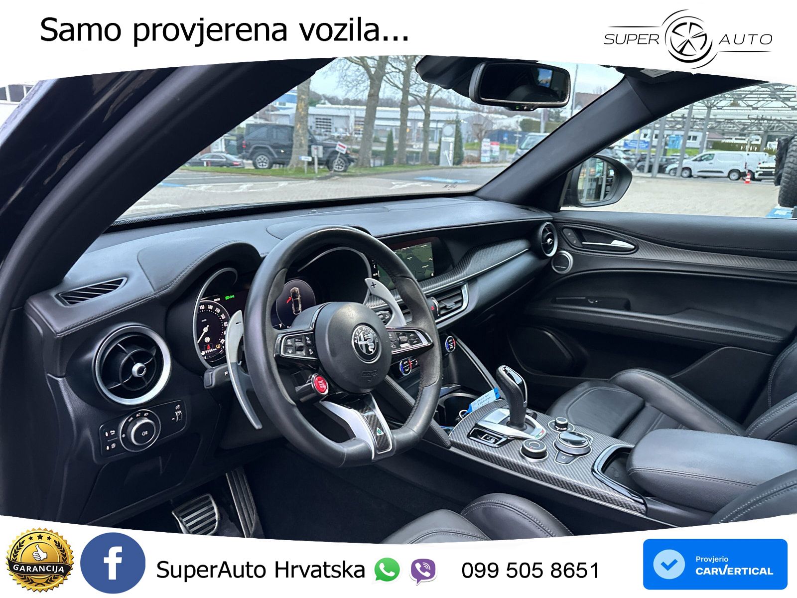 Alfa Romeo Stelvio Quadrifoglio 2.9 V6 Bi-Turbo (520 KS) Q4 Automatic LED+GR SJED+ACC