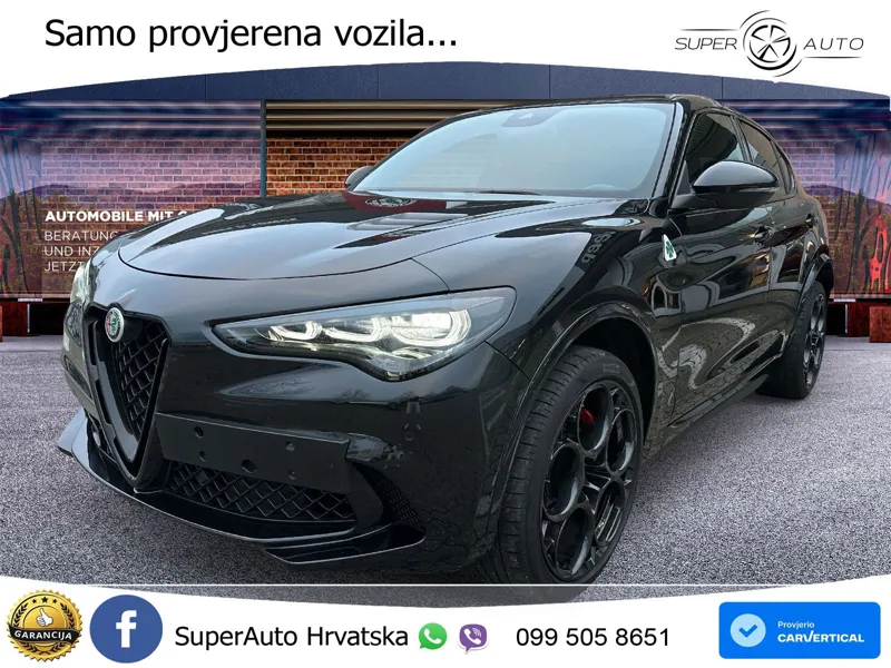 Alfa Romeo Stelvio Quadrifoglio 2.9 V6 Bi-Turbo (520 KS) Q4 Automatic LED+GR SJED+ACC