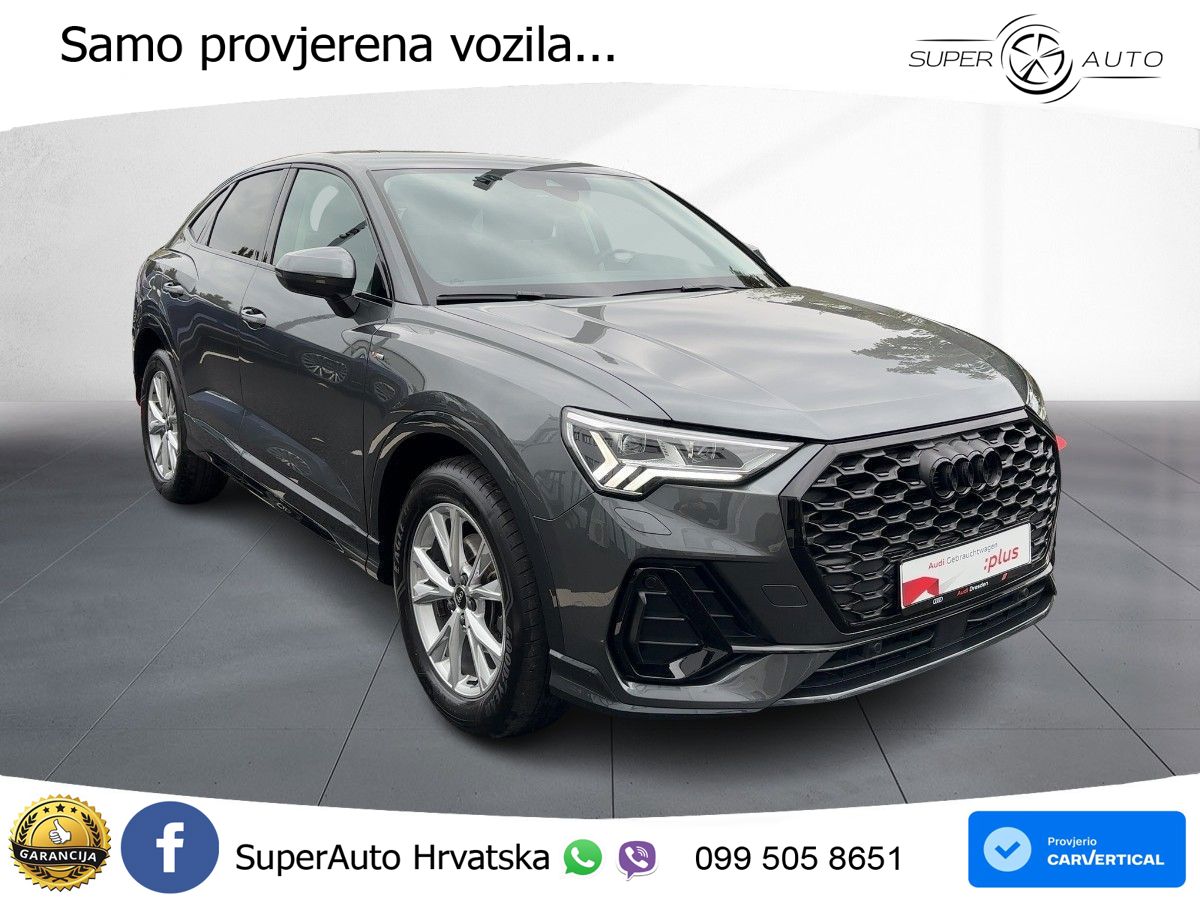 Audi Q3 Sportback 35 TFSI (150 KS) S tronic S line LED+GR SJED+ACC