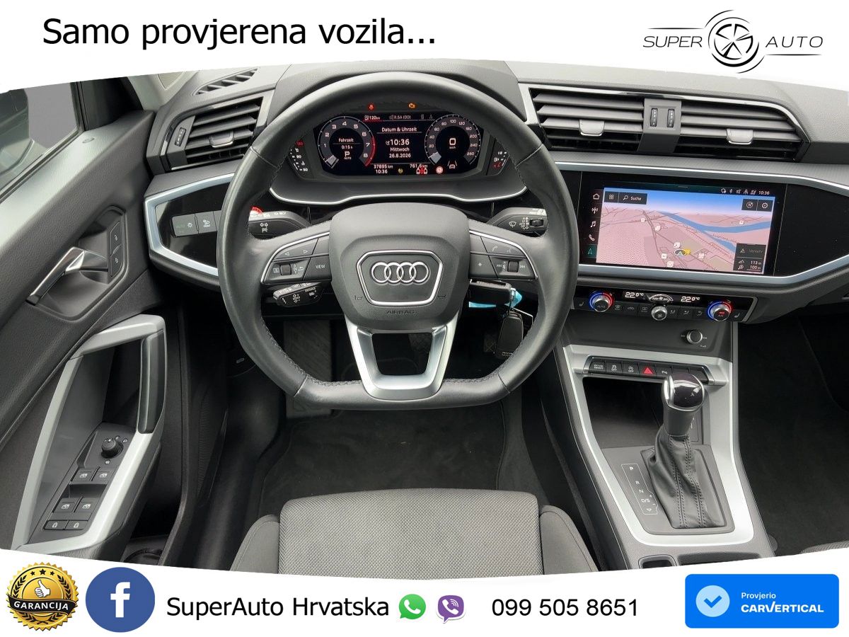 Audi Q3 Sportback 35 TFSI (150 KS) S tronic S line LED+GR SJED+ACC