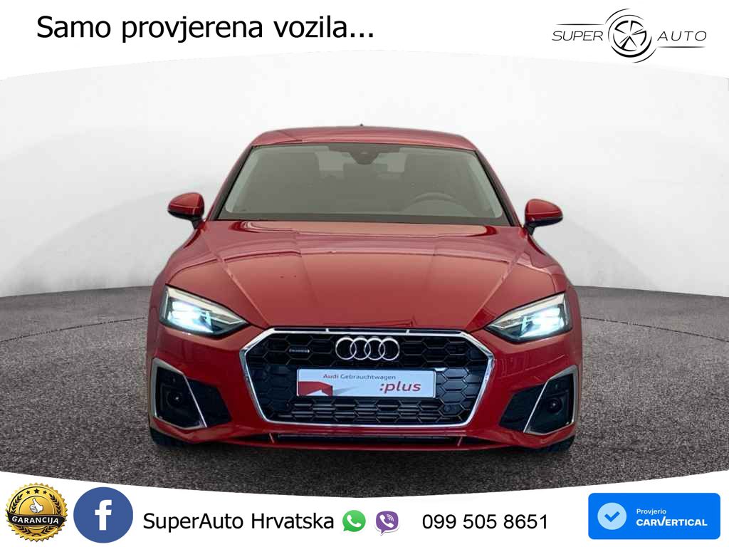 Audi A5 Sportback 45 TFSI (265 KS) quattro S tronic S line LED+GR SJED+ACC