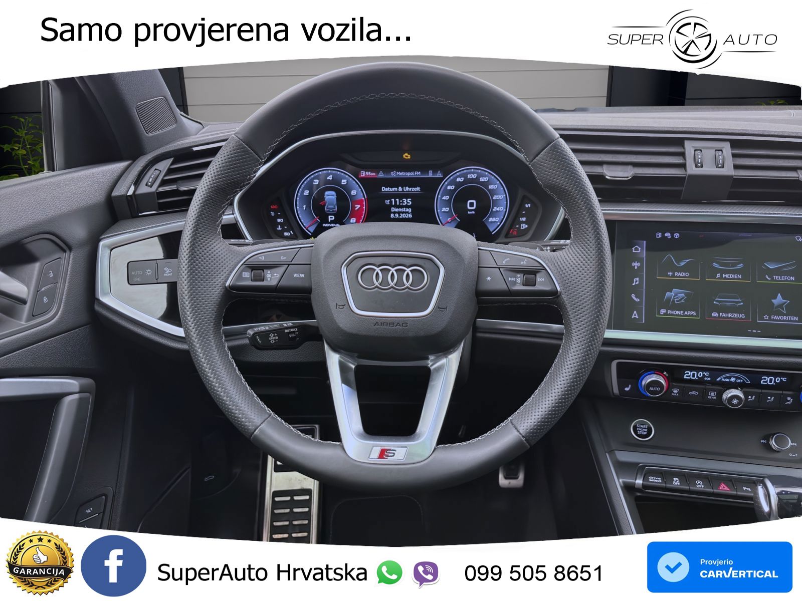 Audi Q3 35 TFSI (150 KS) S tronic S line MATRIX+GR SJED+KAM