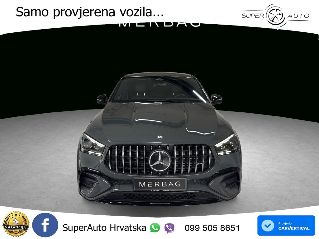 Mercedes AMG GLE Coupe 53 (435 KS) EQ Boost 4MATIC+ AMG SPEEDSHIFT TCT 9G ACC+HEAD+4xGR SJED+360+PANO
