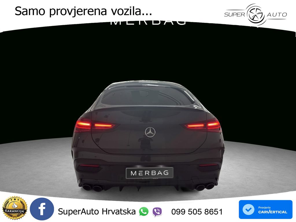 Mercedes AMG GLE Coupe 53 (435 KS) EQ Boost 4MATIC+ AMG SPEEDSHIFT TCT 9G ACC+HEAD+4xGR SJED+360+PANO