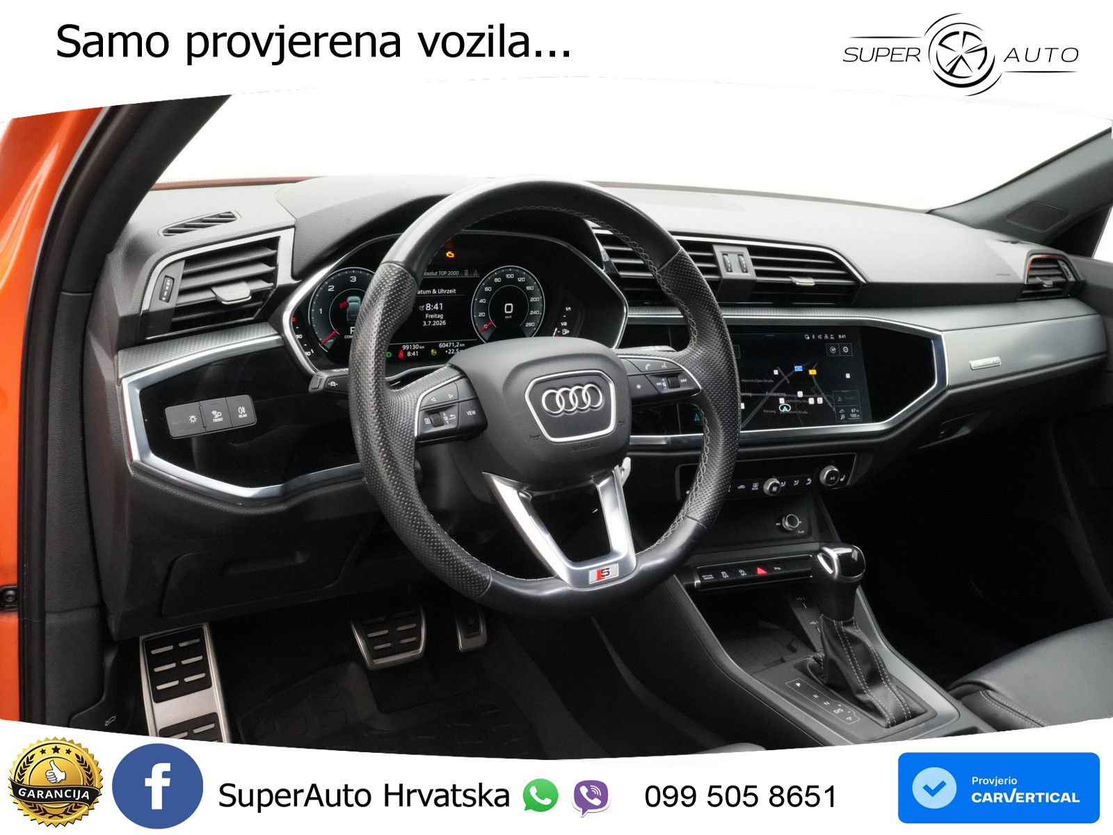 Audi Q3 Sportback 35 TDI (150 KS) quattro S tronic S line MATRIX+GR SJED+KAM