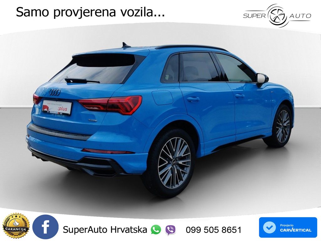 Audi Q3 40 TDI (200 KS) quattro S tronic S line LED+GR SJED+ACC