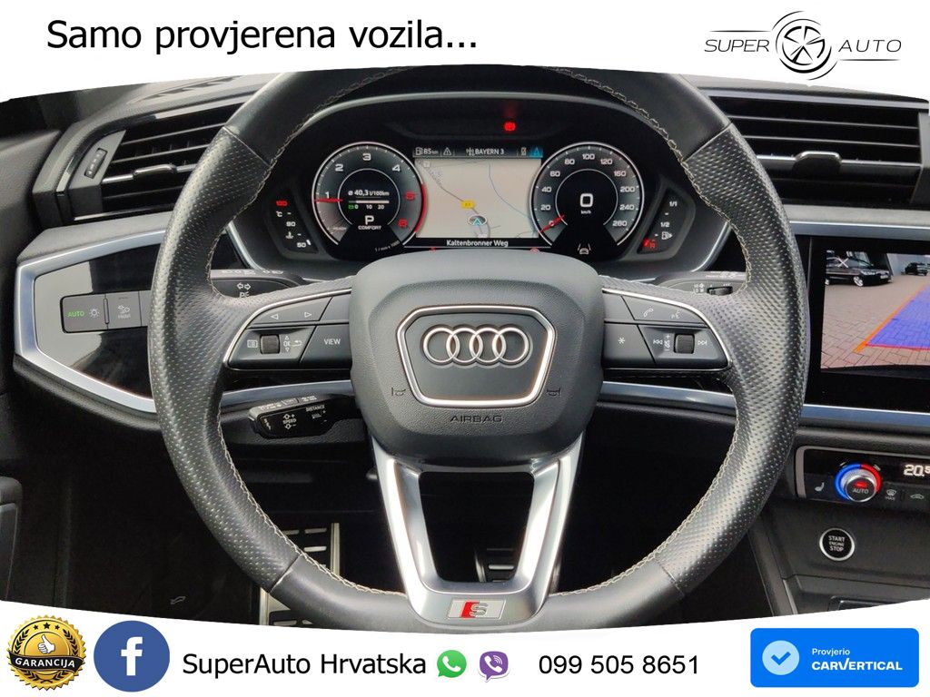 Audi Q3 40 TDI (200 KS) quattro S tronic S line LED+GR SJED+ACC