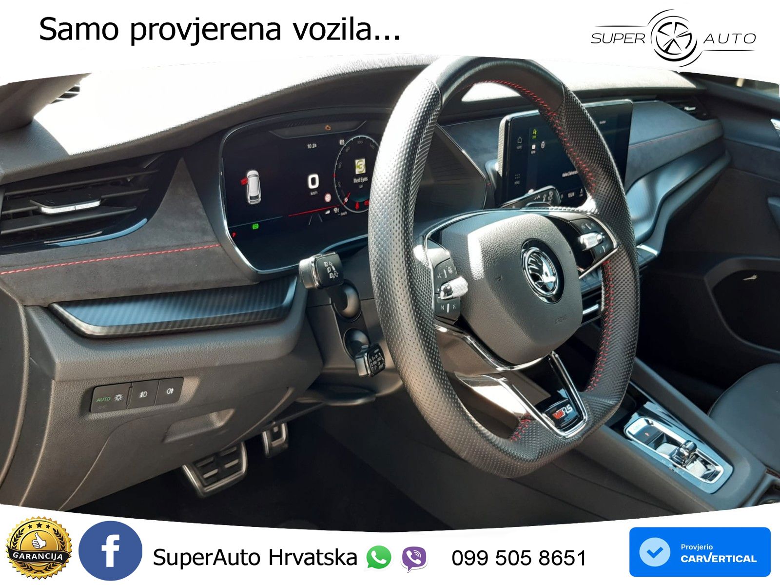 Škoda Octavia Combi RS 2.0 TDI (200 KS) 4x4 DSG LED+GR SJED+ACC