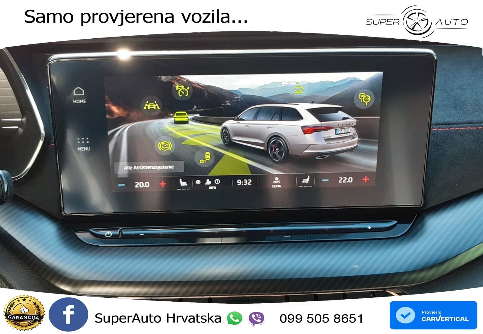 Škoda Octavia Combi RS 2.0 TDI (200 KS) 4x4 DSG LED+GR SJED+ACC