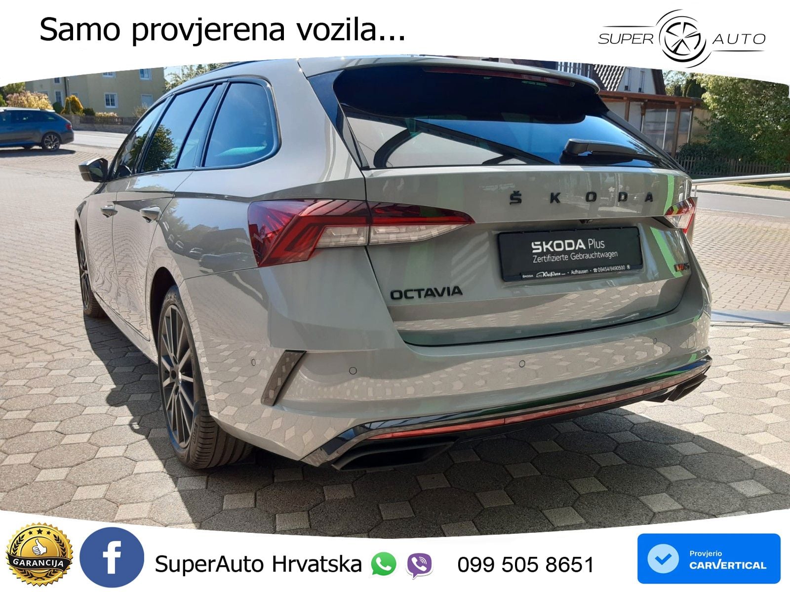 Škoda Octavia Combi RS 2.0 TDI (200 KS) 4x4 DSG LED+GR SJED+ACC