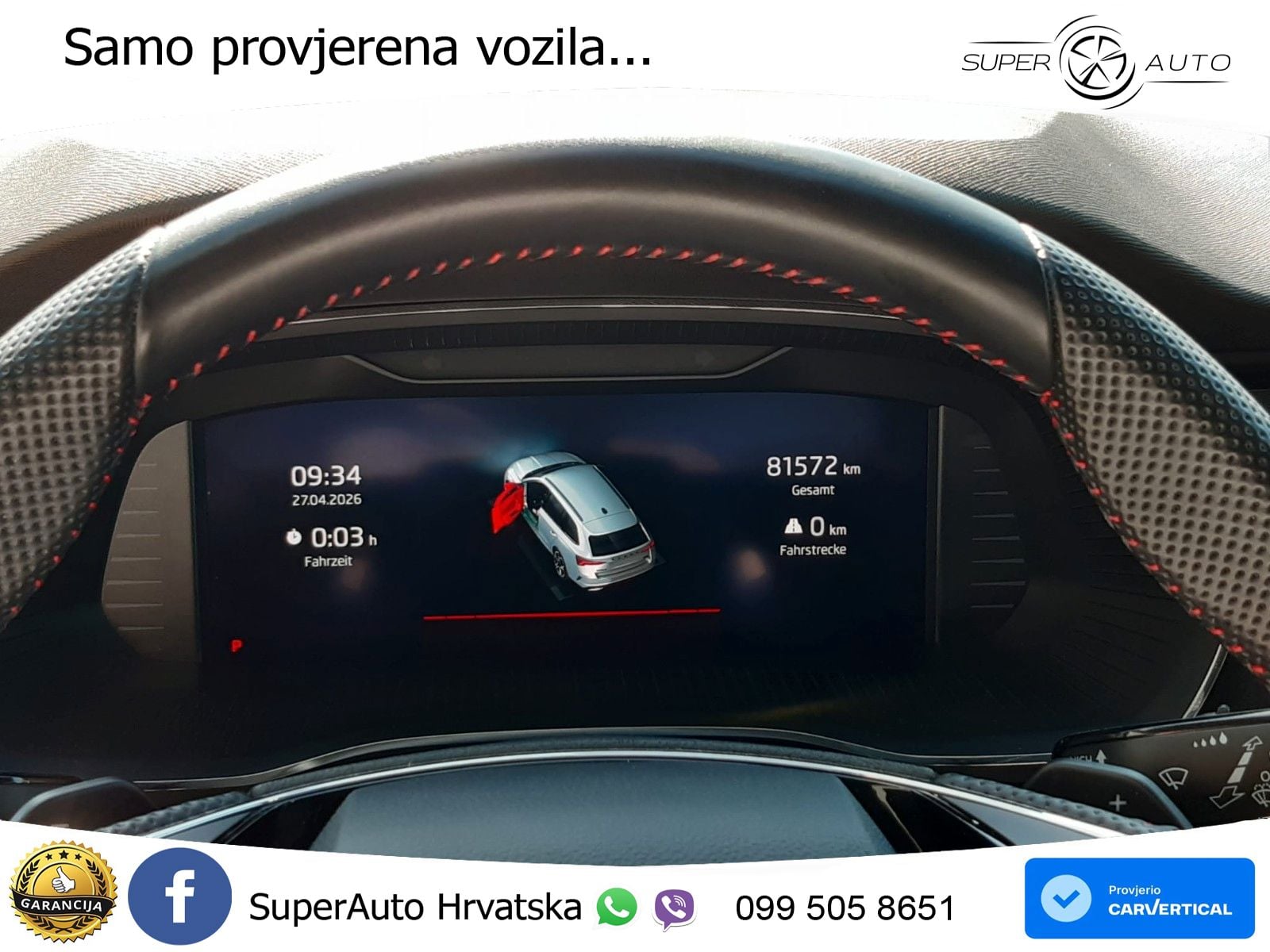 Škoda Octavia Combi RS 2.0 TDI (200 KS) 4x4 DSG LED+GR SJED+ACC