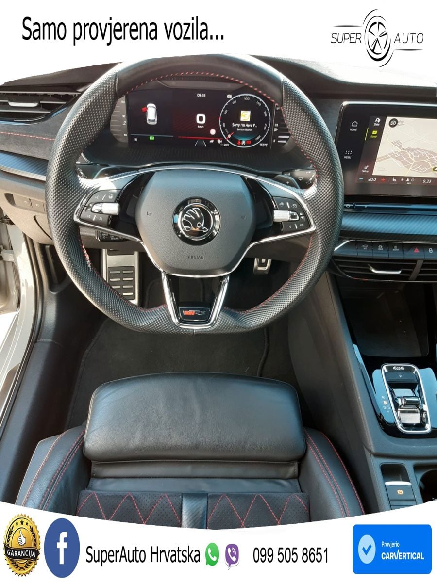 Škoda Octavia Combi RS 2.0 TDI (200 KS) 4x4 DSG LED+GR SJED+ACC
