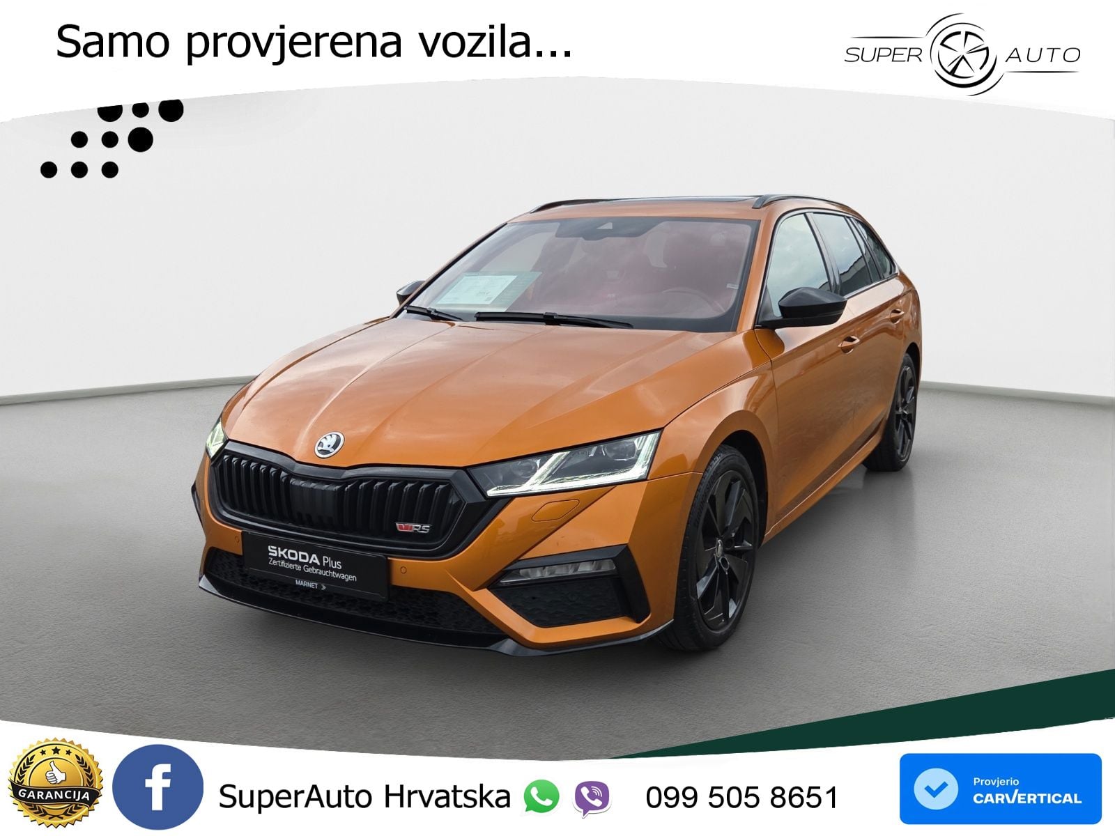 Škoda Octavia Combi RS 2.0 TDI (200 KS) 4x4 DSG LED+GR SJED+ACC