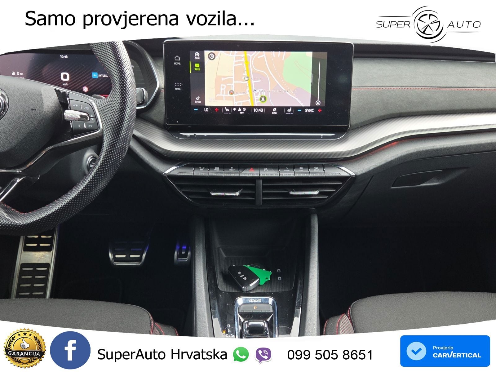 Škoda Octavia Combi RS 2.0 TDI (200 KS) 4x4 DSG LED+GR SJED+ACC