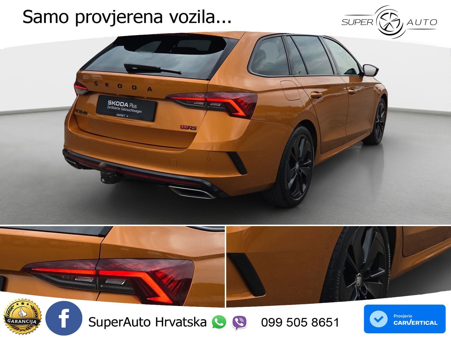 Škoda Octavia Combi RS 2.0 TDI (200 KS) 4x4 DSG LED+GR SJED+ACC