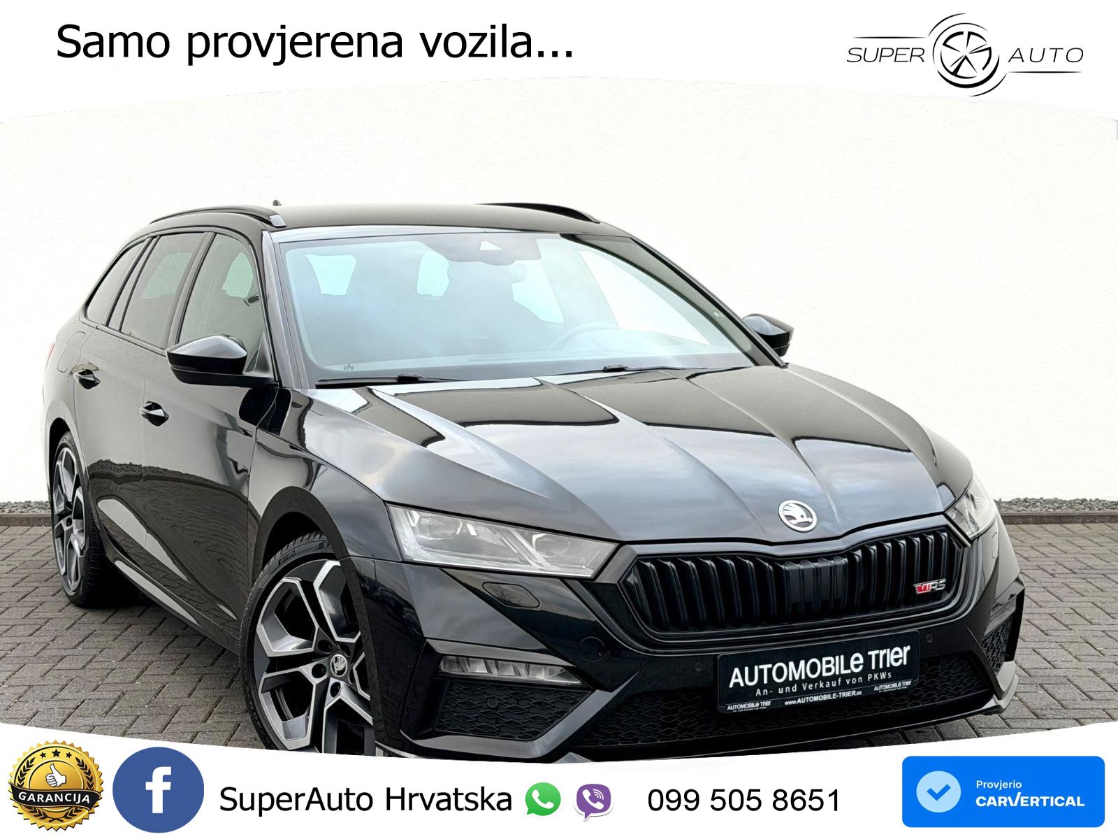 Škoda Octavia Combi RS 2.0 TDI (200 KS) DSG