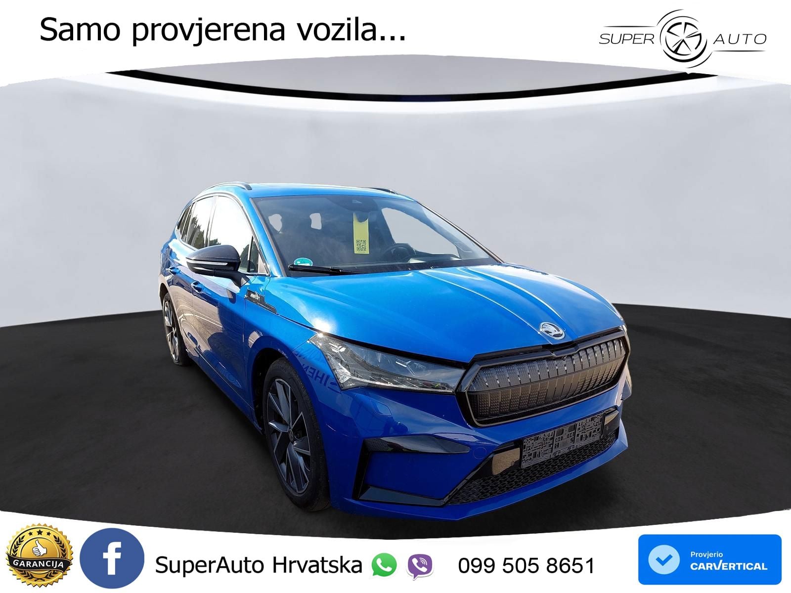 Škoda Enyaq iV 80x 82 kWh (265 KS) AWD SportLine LED+GR SJED+ACC