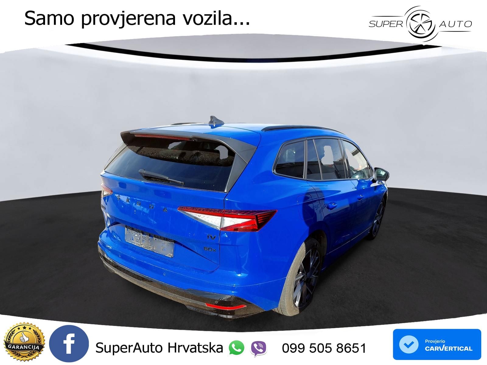 Škoda Enyaq iV 80x 82 kWh (265 KS) AWD SportLine LED+GR SJED+ACC