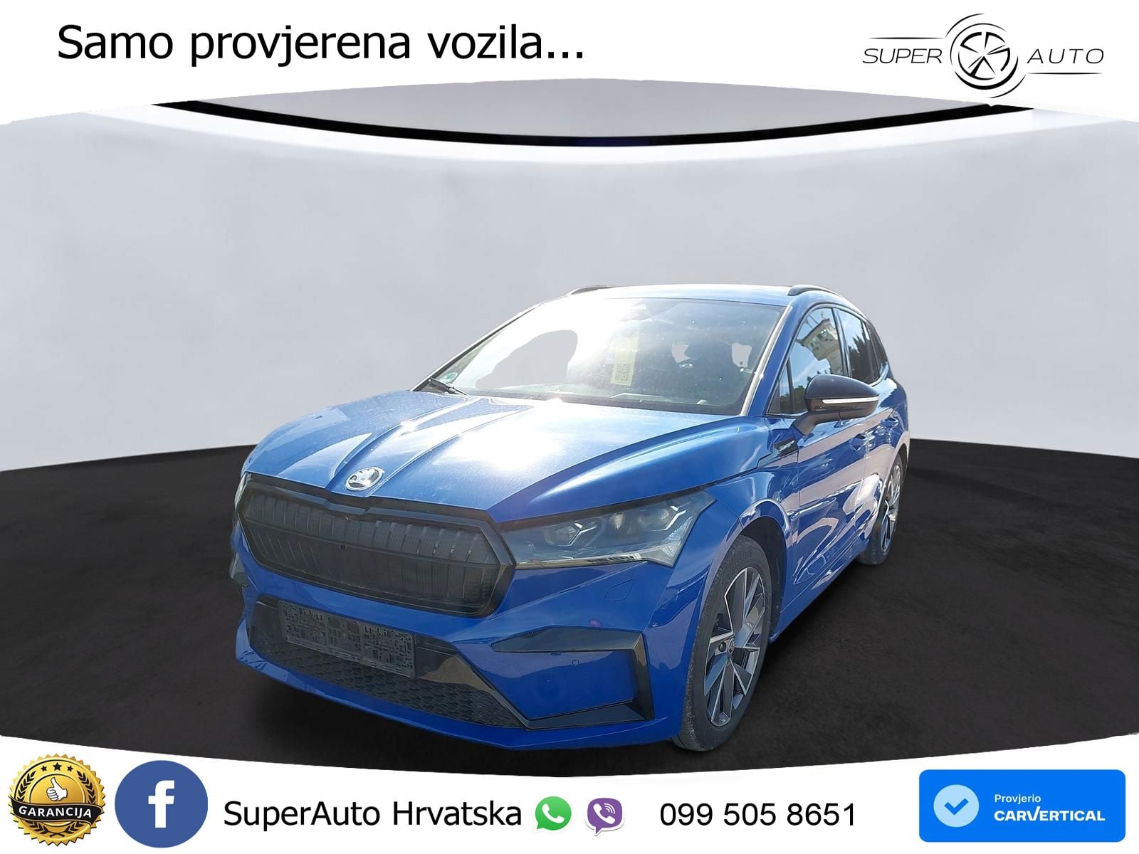 Škoda Enyaq iV 80x 82 kWh (265 KS) AWD SportLine LED+GR SJED+ACC