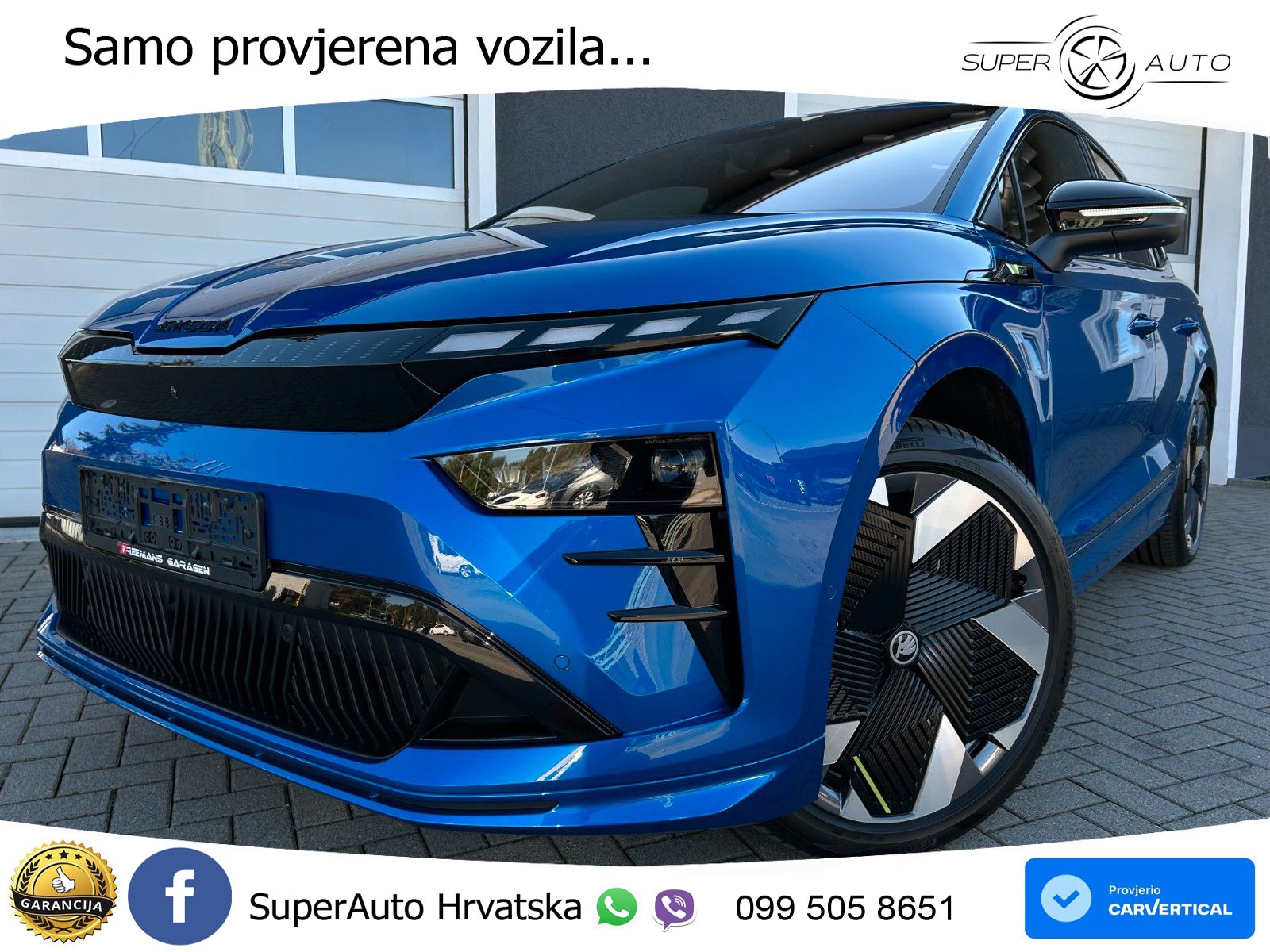 Škoda Enyaq iV RS 82 kWh (340 KS) AWD Lounge LED+GR SJED+ACC