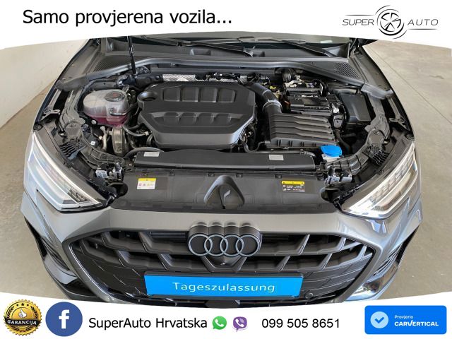 Audi A3 Sportback 40 TFSI (204 KS) quattro S tronic S line LED+GR SJED+ACC