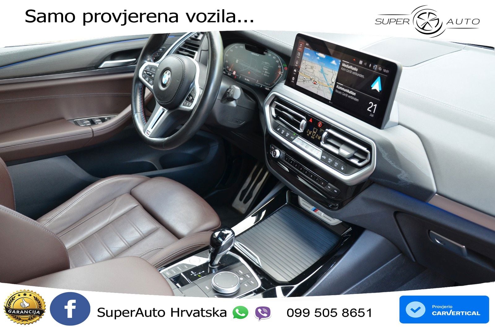 BMW X3 M40d xDrive Steptronic M Sport LED+GR SJED+ACC