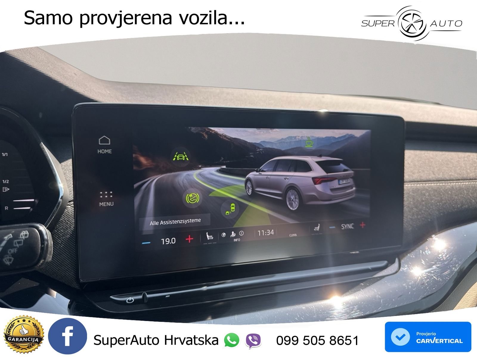Škoda Octavia Combi 2.0 TSI (190 KS) 4x4 DSG LED+GR SJED+ACC