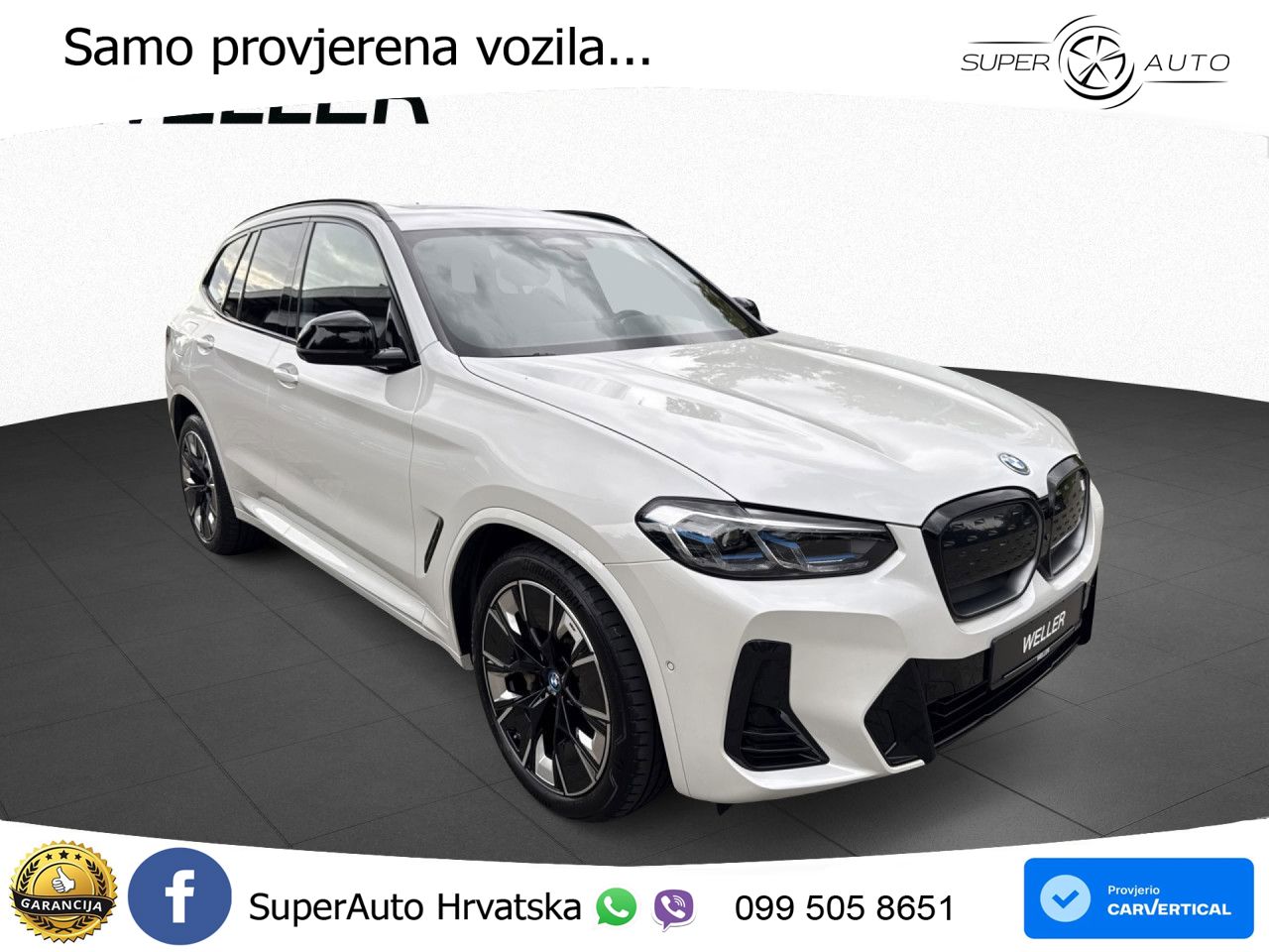 BMW iX3 80 kWh (286 KS) M Sport ACC+HEAD+GR SJED+360+PANO