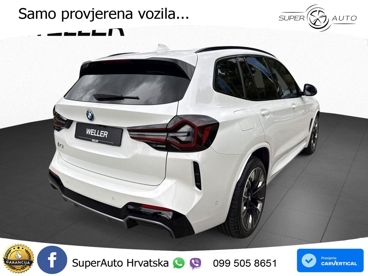 BMW iX3 80 kWh (286 KS) M Sport ACC+HEAD+GR SJED+360+PANO