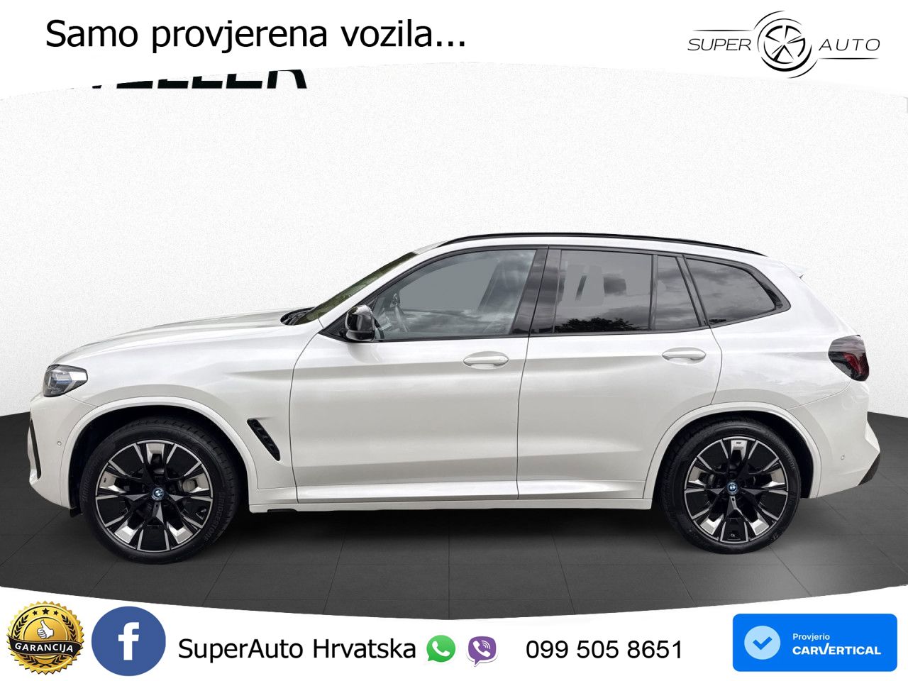 BMW iX3 80 kWh (286 KS) M Sport ACC+HEAD+GR SJED+360+PANO