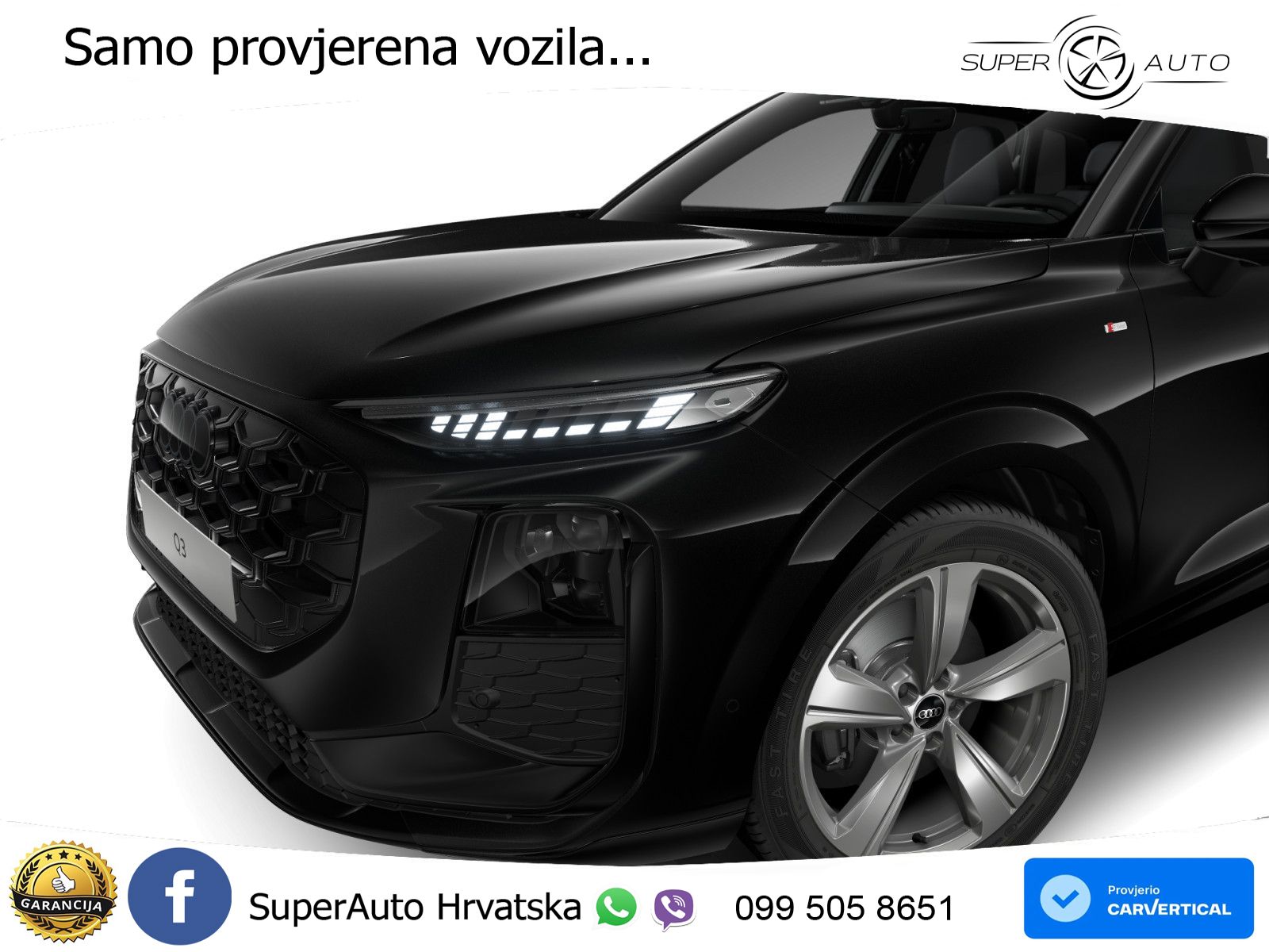Audi Q3 2.0 TFSI (204 KS) quattro S tronic LED+GR SJED+ACC