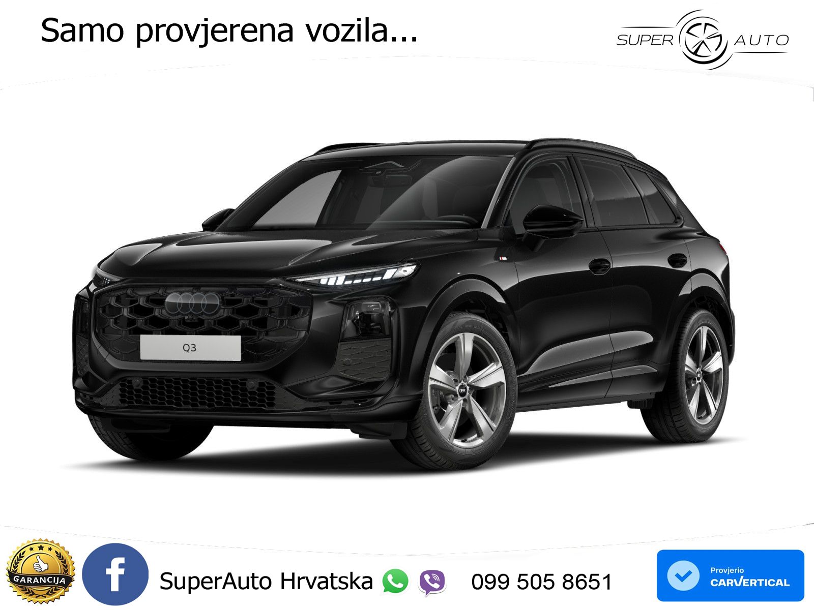Audi Q3 2.0 TFSI (204 KS) quattro S tronic LED+GR SJED+ACC