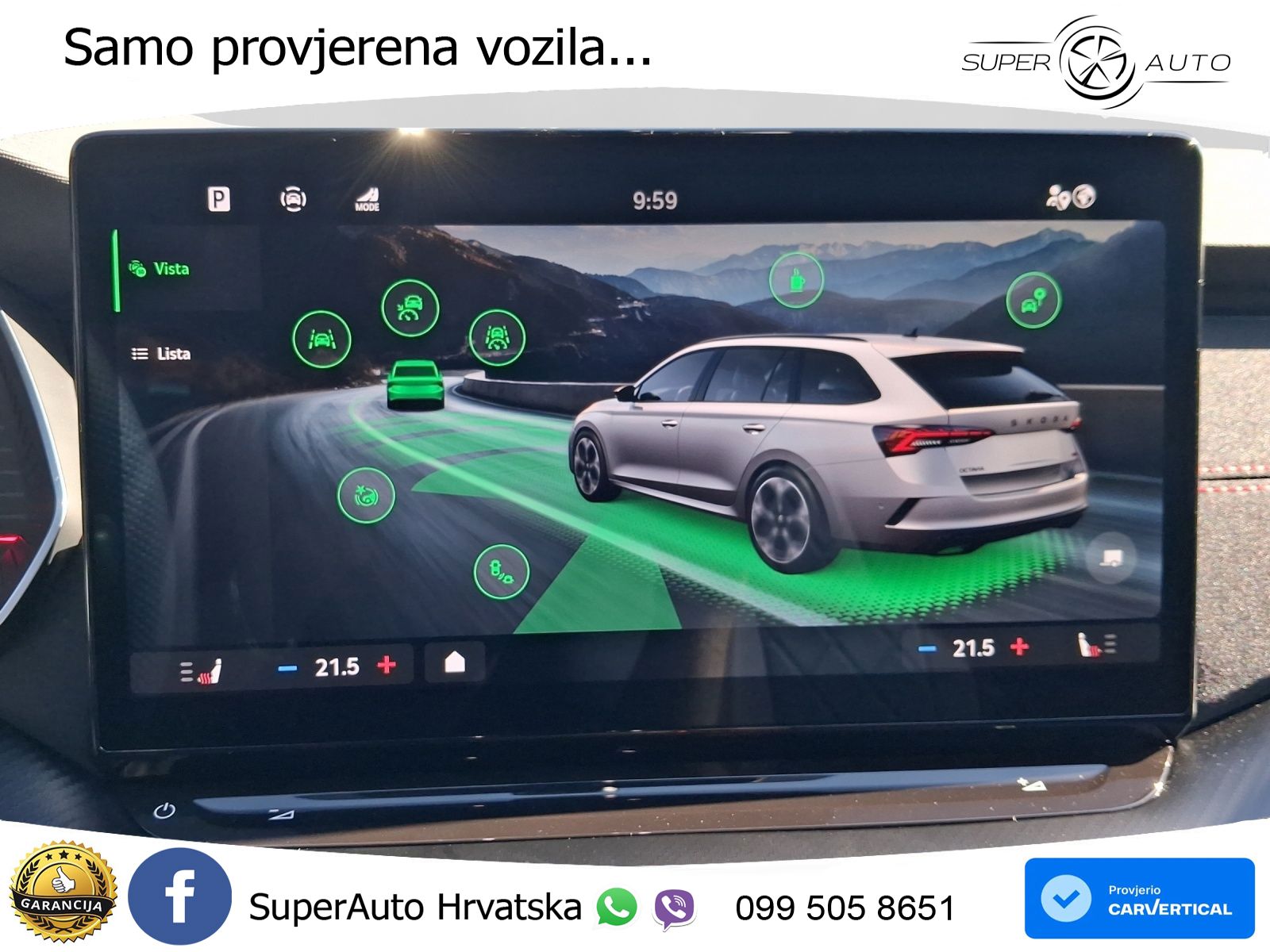 Škoda Octavia Combi RS 2.0 TSI (265 KS) DSG MATRIX+GR SJED+KAM
