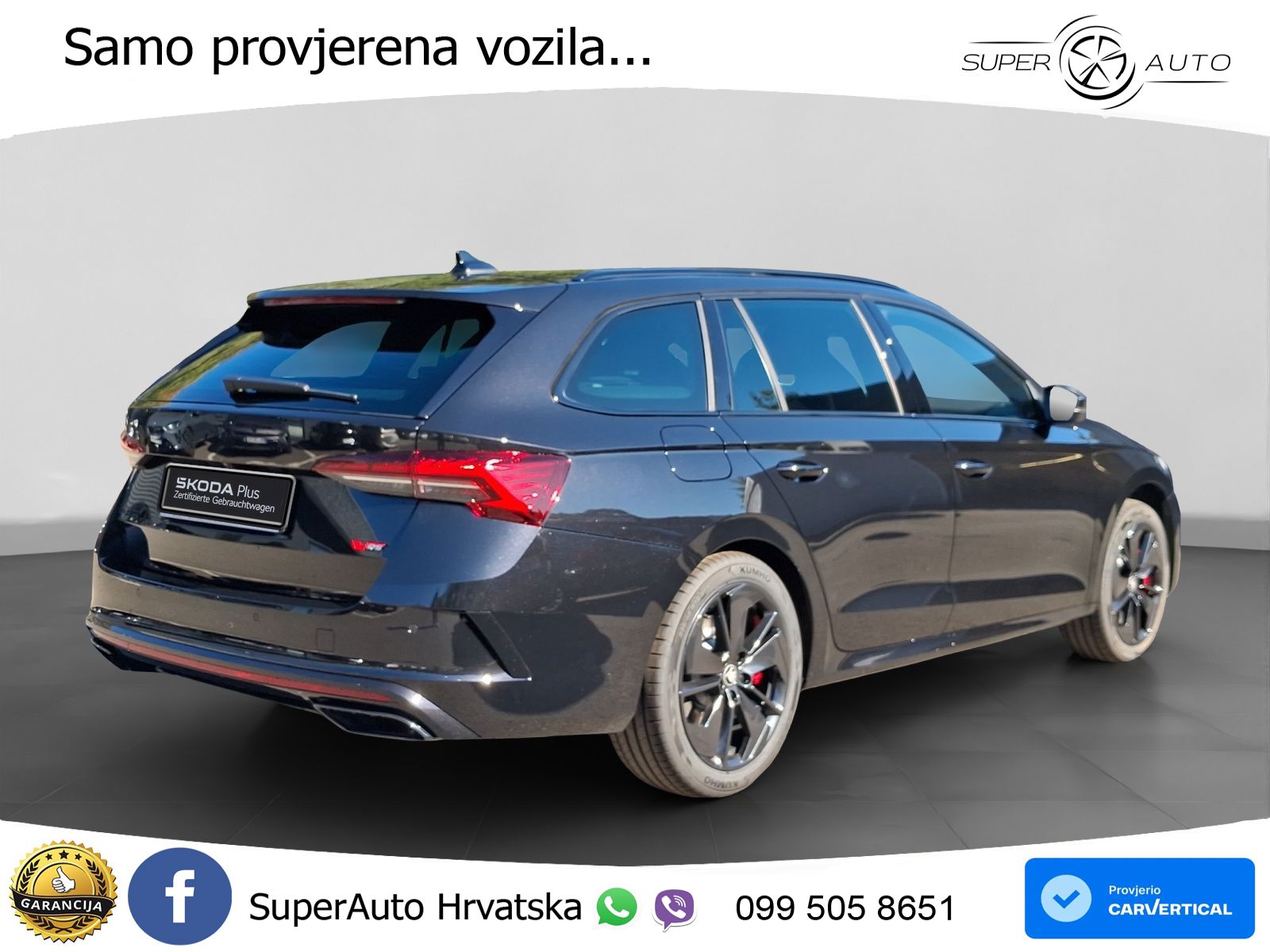 Škoda Octavia Combi RS 2.0 TSI (265 KS) DSG MATRIX+GR SJED+KAM