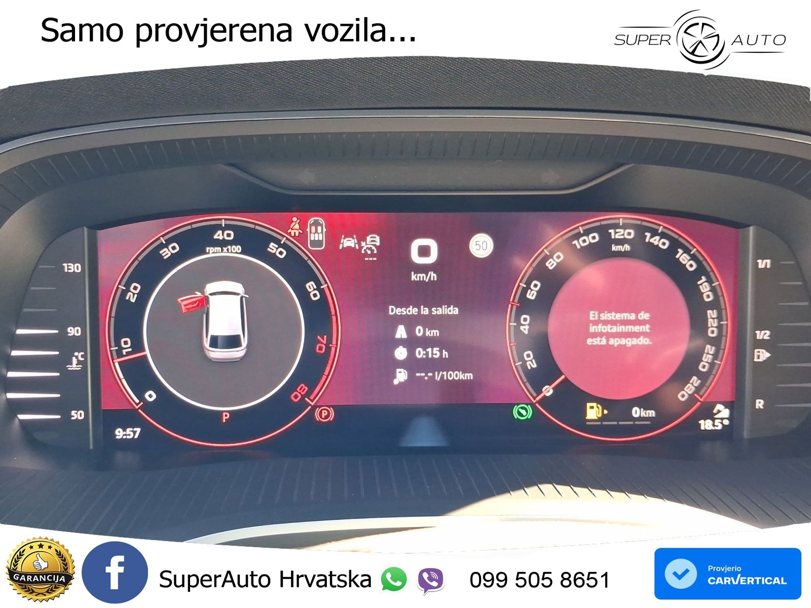 Škoda Octavia Combi RS 2.0 TSI (265 KS) DSG MATRIX+GR SJED+KAM