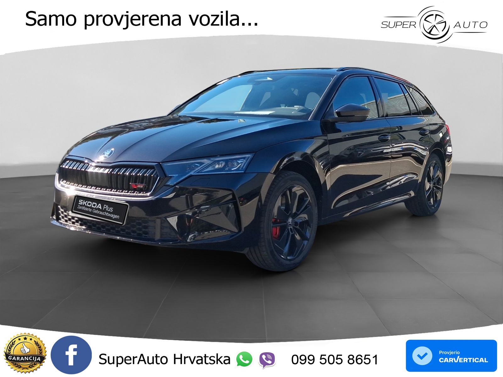 Škoda Octavia Combi RS 2.0 TSI (265 KS) DSG MATRIX+GR SJED+KAM