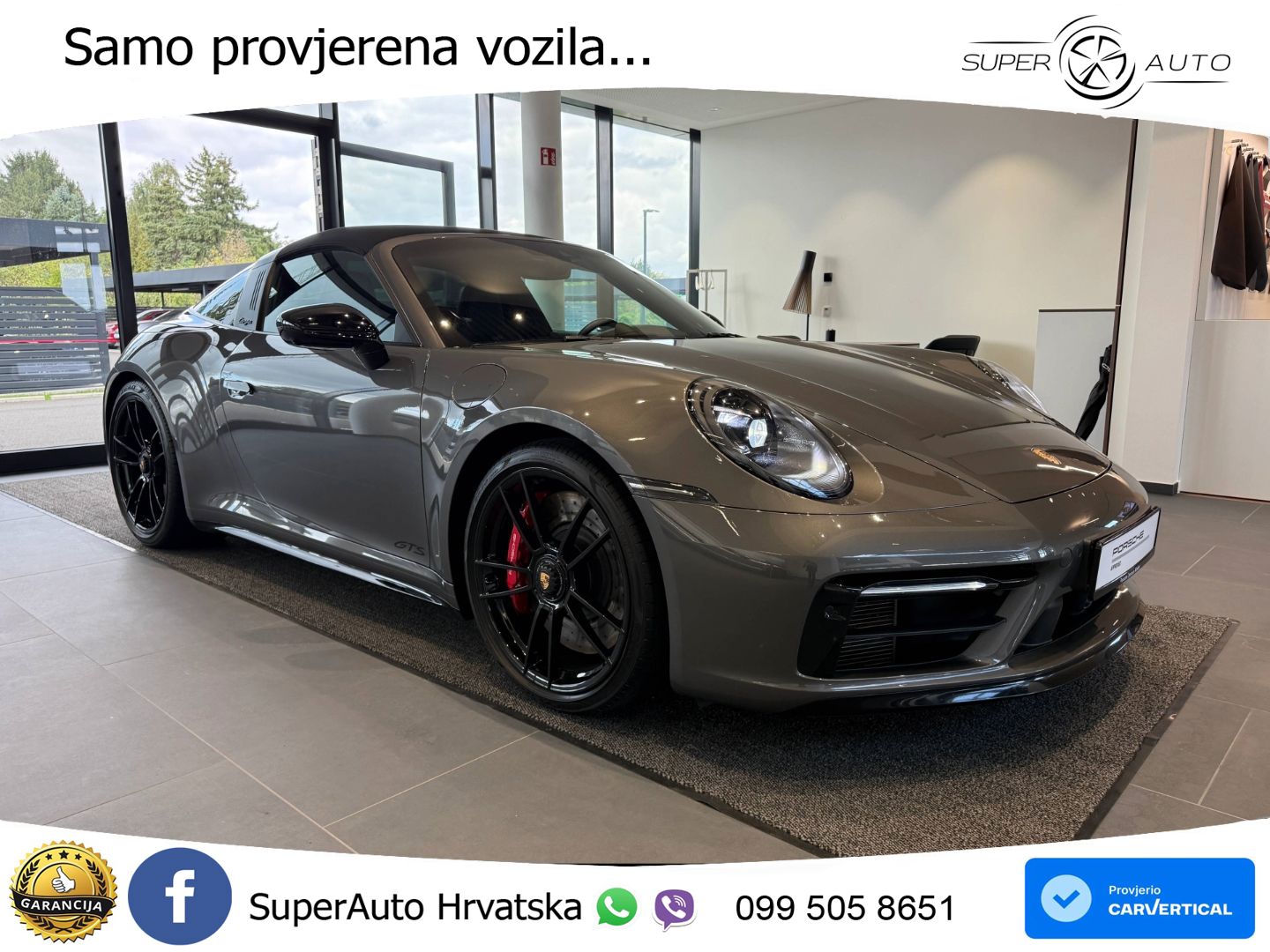 Porsche 911 Targa 4 GTS 3.0 (480 KS) PDK MATRIX+GR SJED+KAM